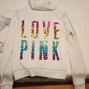 Colorful Sequin Letter Hoodie